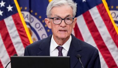 Fed Chief Powell says stock prices appear 'fairly highly valued'