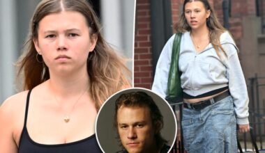 Heath Ledger's look-alike daughter Matilda, 19, spotted on New York City outing