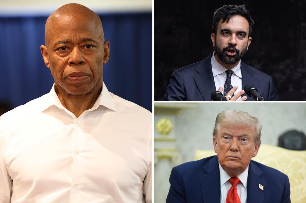 Eric Adams, White House in talks over Trump admin job -- as pressure mounts for NYC mayoral candidates to sink Zohran Mamdani: sources