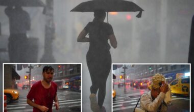 Rain rips through NYC, sends US Open spectators scurrying