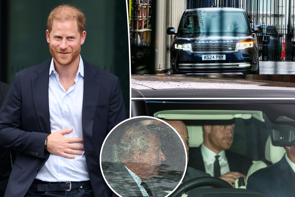 Prince Harry and King Charles reunite in London for first time in over a year