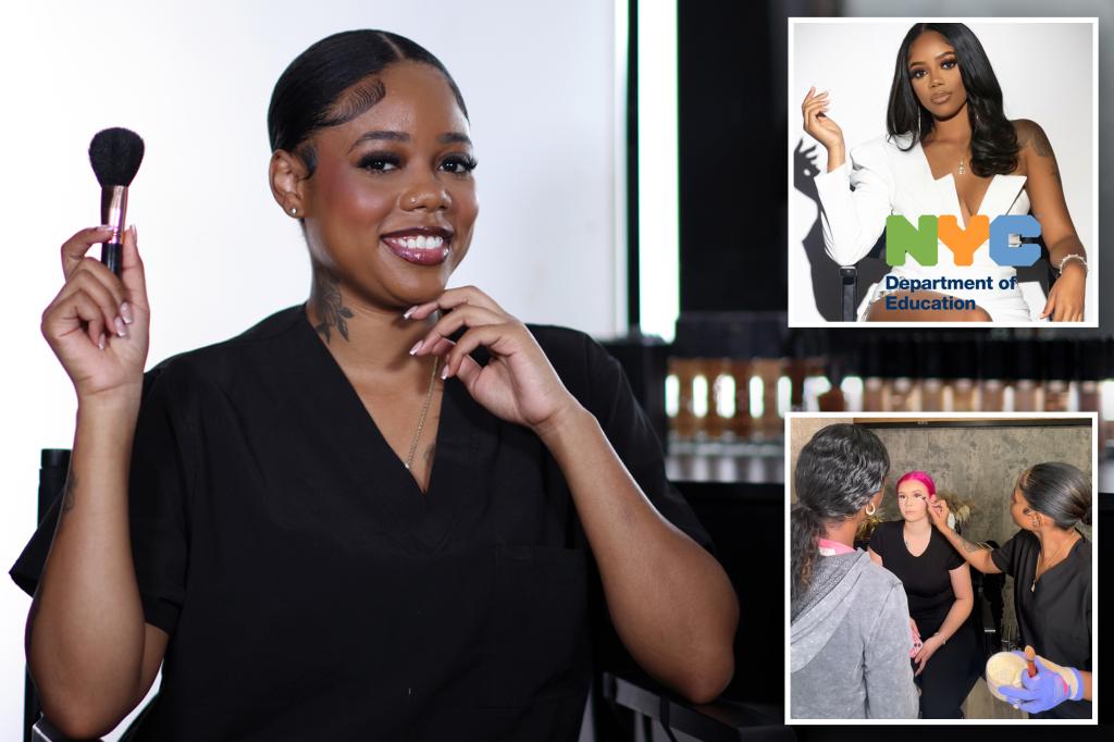 NYC makeup artist eager to bring glamour to public school students as 'beauty services' vendor