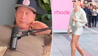 Hailey Bieber's dad Stephen Baldwin makes rare comments about her after she hints at family rift