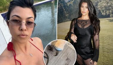 Kourtney Kardashian impulsively cuts her hair amid COVID battle