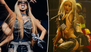 Christina Aguilera gets 'Dirrty' again, reviving her iconic chaps two decades on
