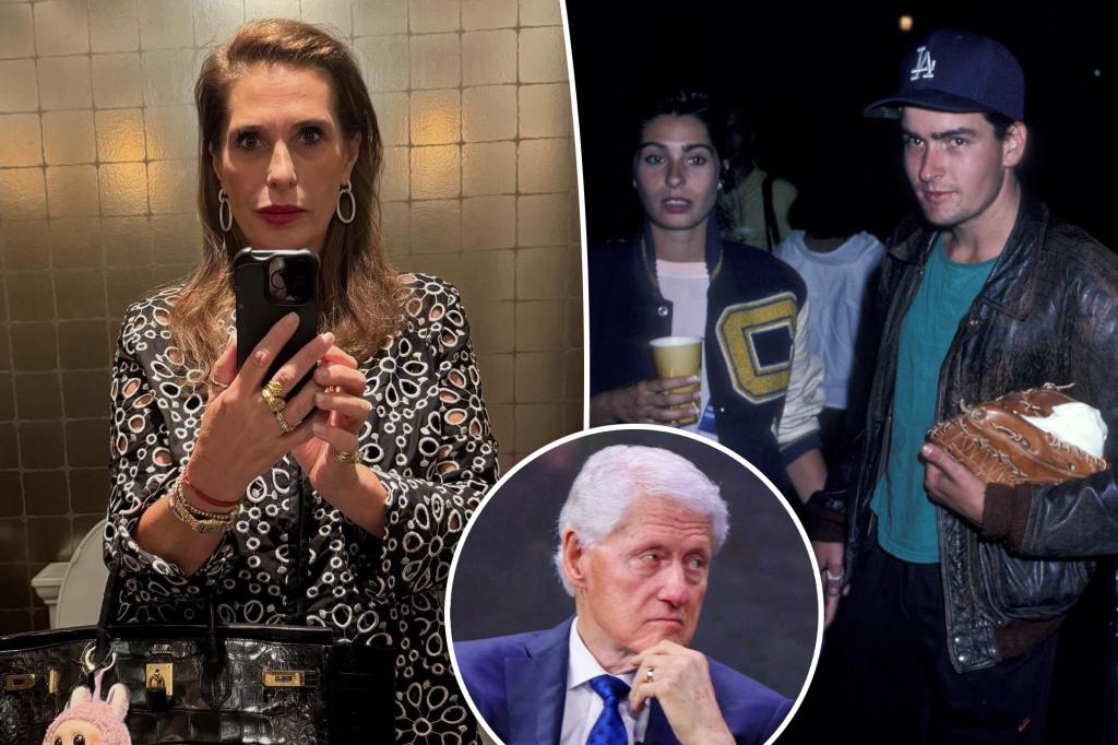 Charlie Sheen's ex, Dolly Fox, confirms Bill Clinton tale