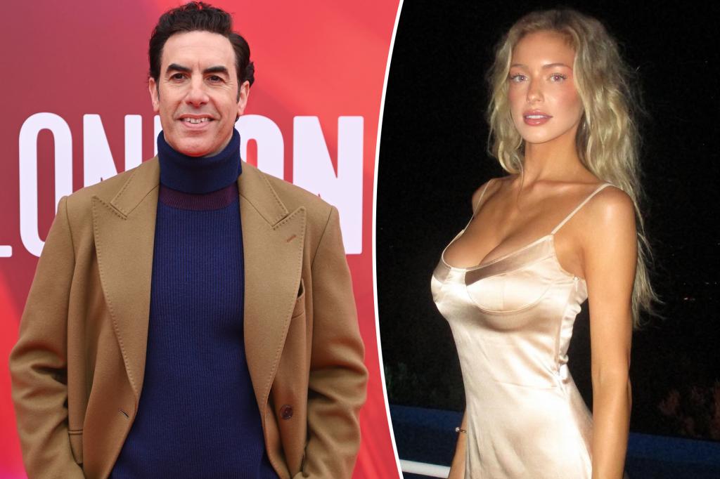 Sacha Baron Cohen, OnlyFans model Hanna Palmer not dating