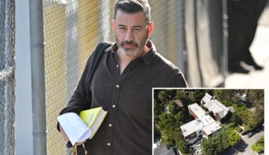Small fire extinguished outside Jimmy Kimmel's LA home