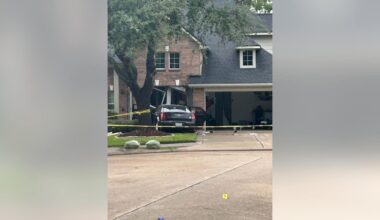 Northwest Harris County: Two shot while in vehicle; car crashes into home