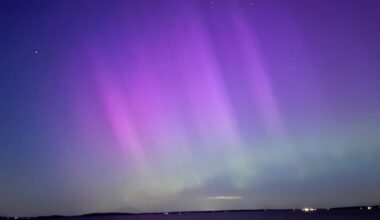 Northern lights might be visible tonight over New York. Map shows which counties have the best chance.