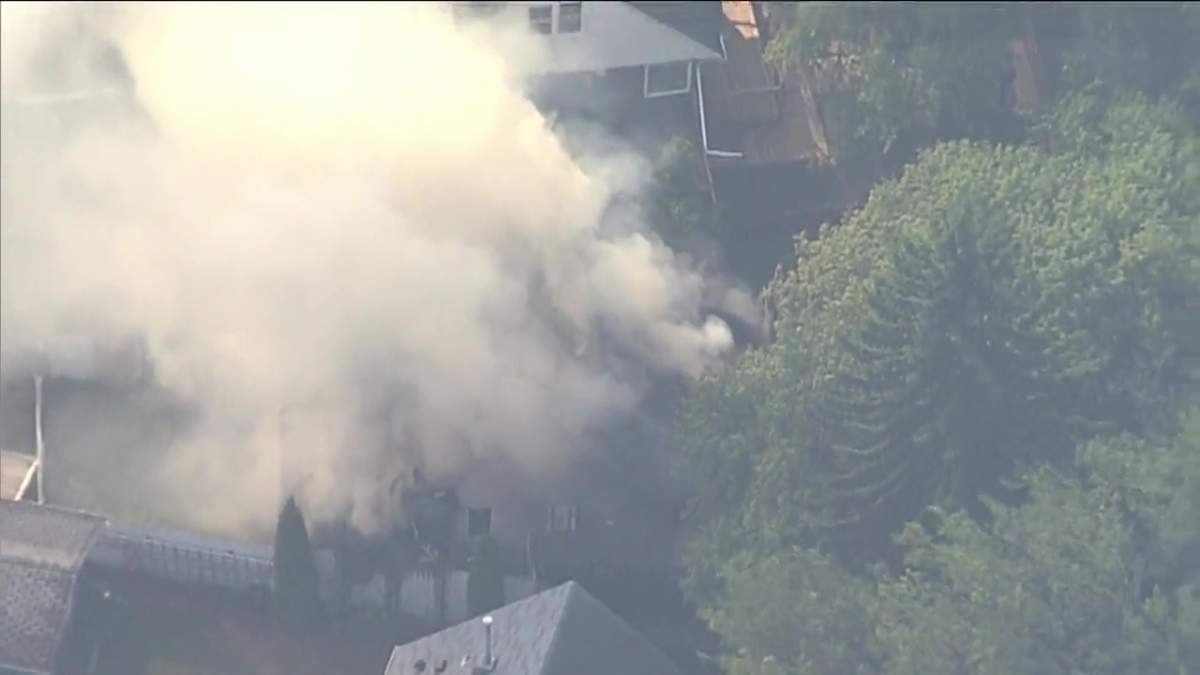 A person was found dead under suspicious circumstances at a house fire near 59 Street and 119 Avenue in Edmonton's Montrose neighbourhood on Sunday, Aug. 31, 2025.