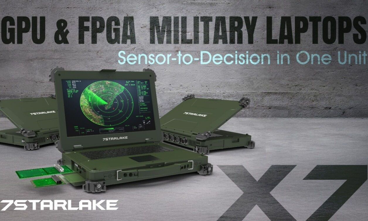 7STARLAKE Launches First Military Laptop X7 with GPU and FPGA Acceleration at DSEI UK