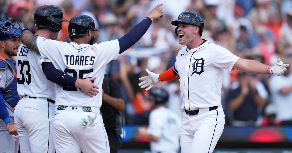 Tigers avoid sweep, snap skid with win over Mets