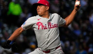 Ranger Suárez shines as Philadelphia Phillies beat Milwaukee Brewers to win series between NL division leaders