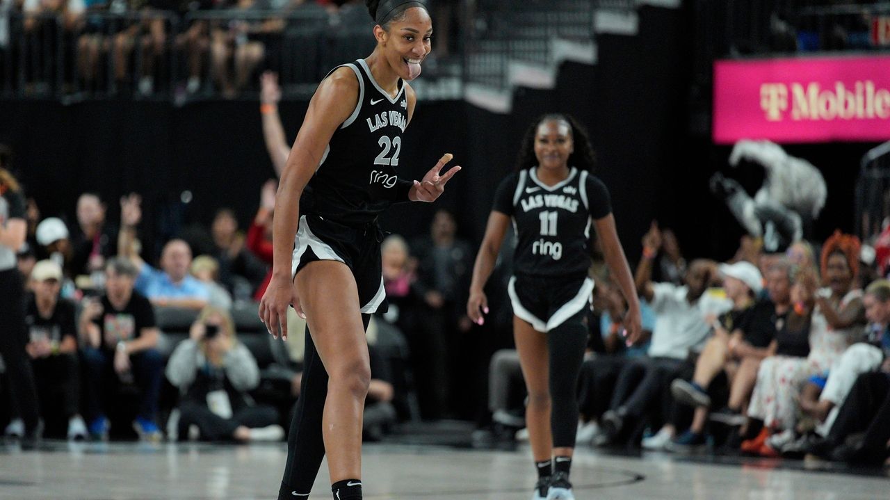 A'ja Wilson scores 31, Aces moves into a second-place tie in WNBA standings with win over Lynx