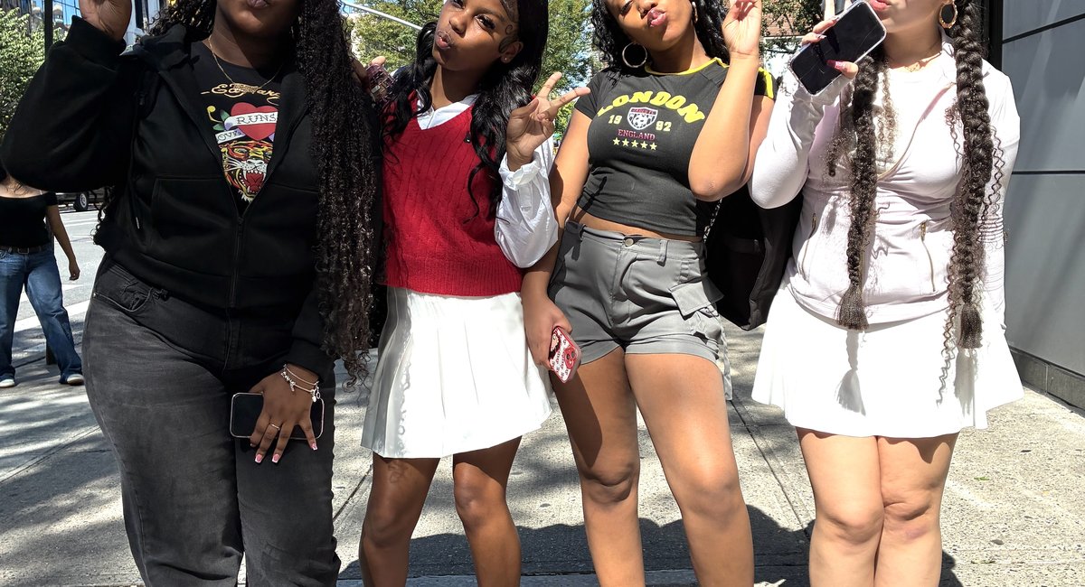 What did New York City teens wear on the first day of school?