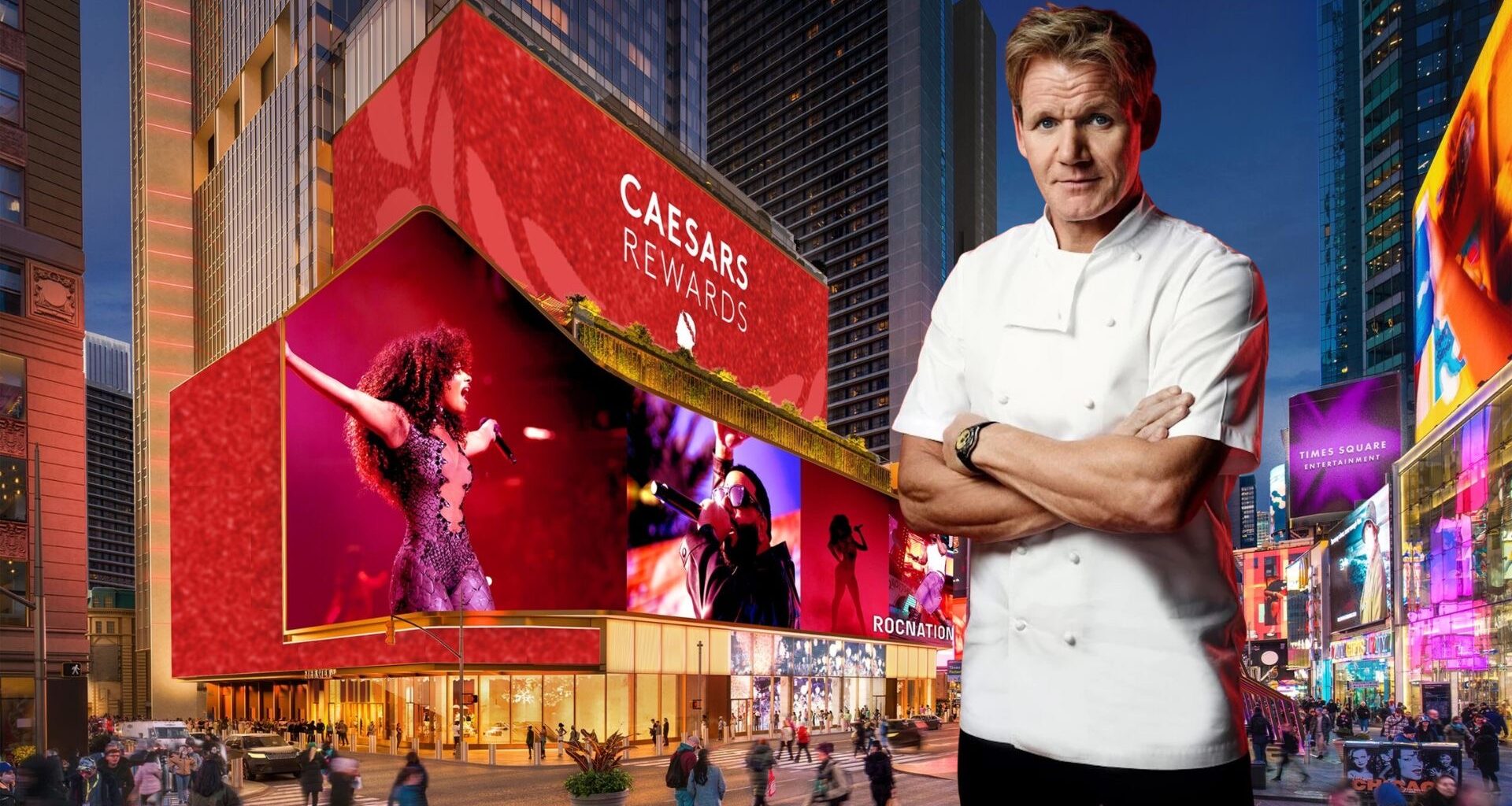Gordon Ramsay’s Recipe for Caesars Palace Times Square: Add Hell’s Kitchen