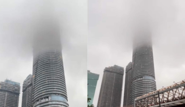 ‘Bharat ka Burj Khalifa’: Internet reacts as Noida highrise is shrouded in monsoon clouds