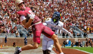 59-0. 49-0. 48-0. Those were some halftime scores across college football on Saturday