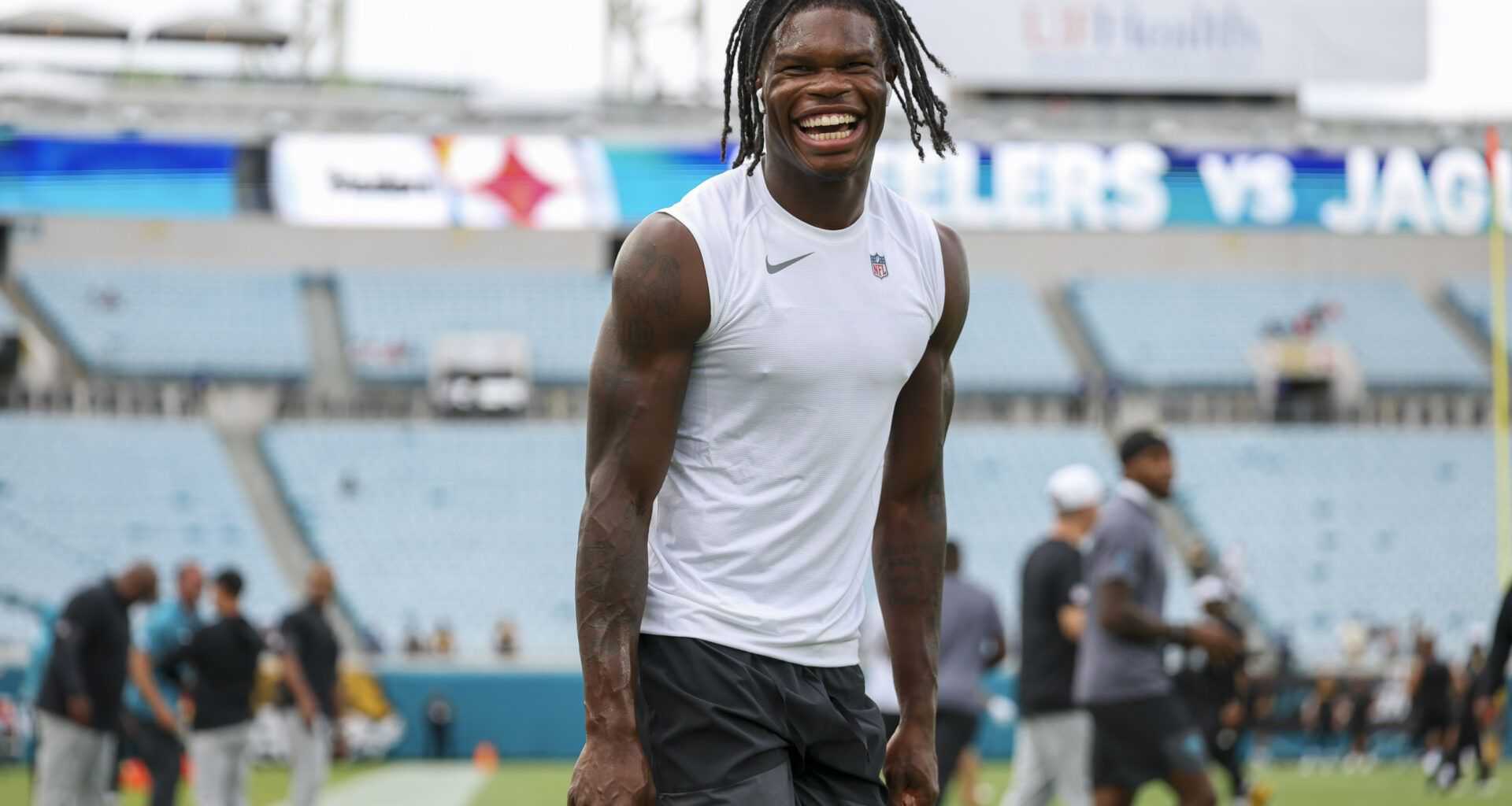 Jacksonville Jaguars wide receiver Travis Hunter