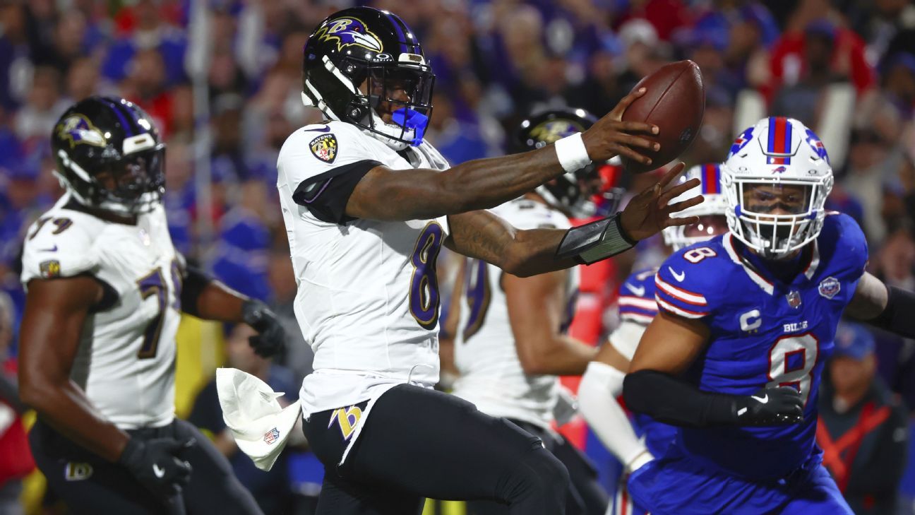 Ravens vs. Bills: Live updates from Lamar Jackson, Josh Allen's Week 1 matchup