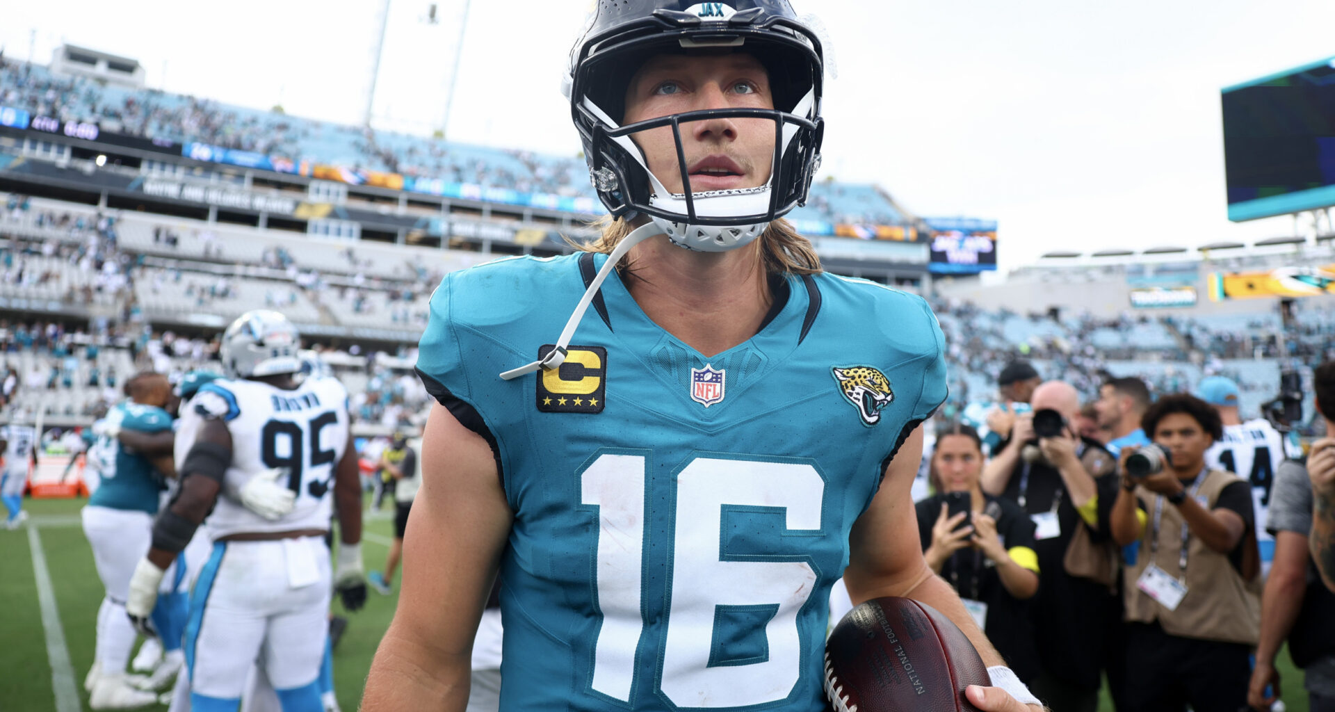 Jacksonville Jaguars quarterback Trevor Lawrence
