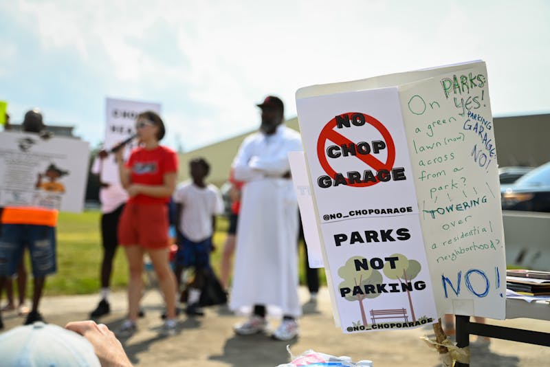 Grays Ferry community, healthcare workers rally against CHOP parking garage construction