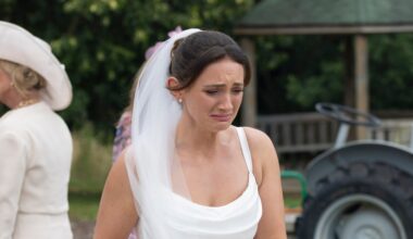 Emmerdale's Gabby Thomas left stunned by dramatic wedding twist