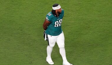 Jalen Carter fined $57,000+ for spitting on Dak Prescott