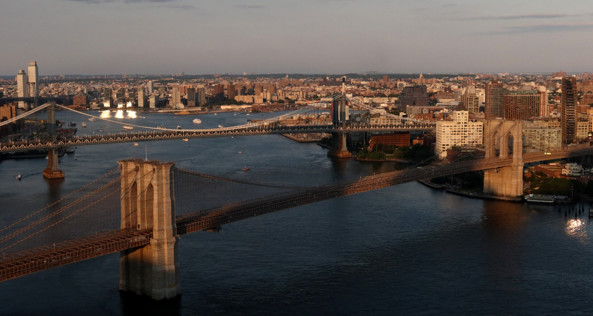 Brooklyn Bridge and Manhattan Bridge