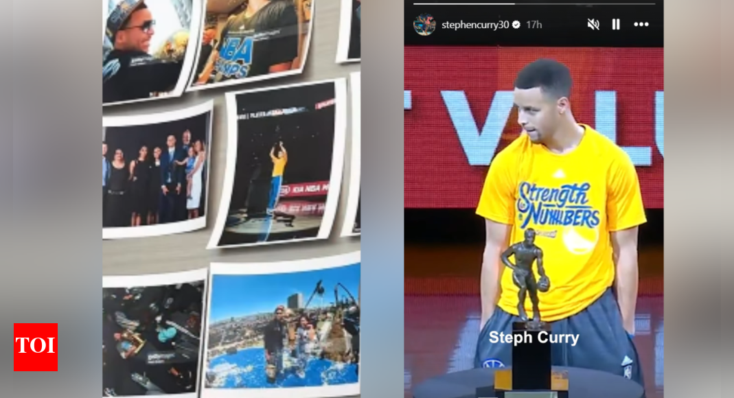 Stephen Curry recalls awkward moment from MVP award night caught on camera while announcing his book Shot Ready release | NBA News