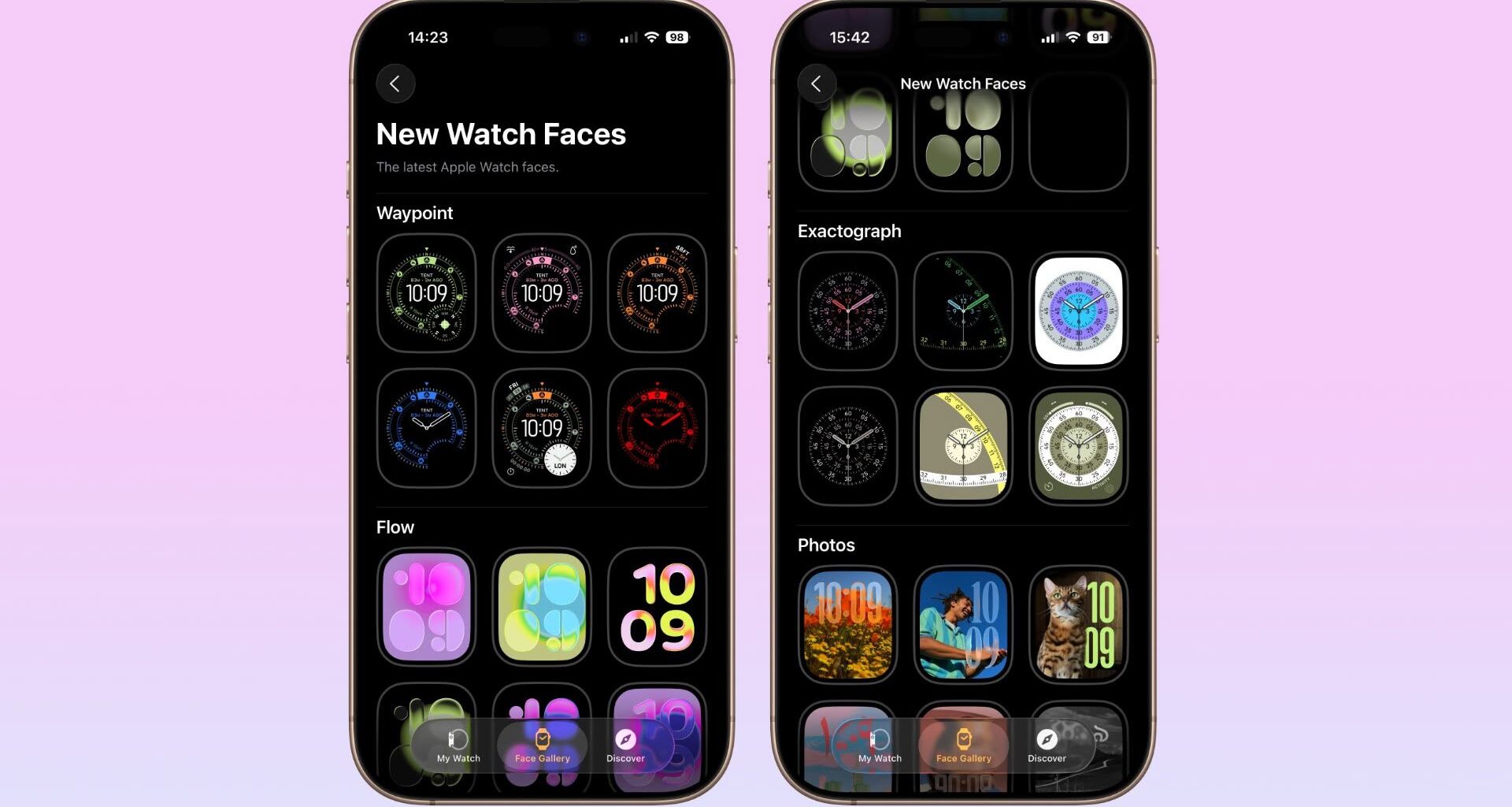 watchOS 26 Adds Four New Apple Watch Faces