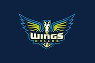 Dallas Wings' logo.