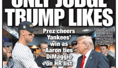 NY Post Cover for September 12, 2025