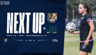 Women's Soccer Travels to Jacksonville for Last Non-Conference Matchup of 2025