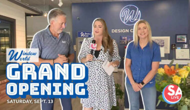 Deals, coffee, pastries & more deals this Saturday at Window World Grand Opening