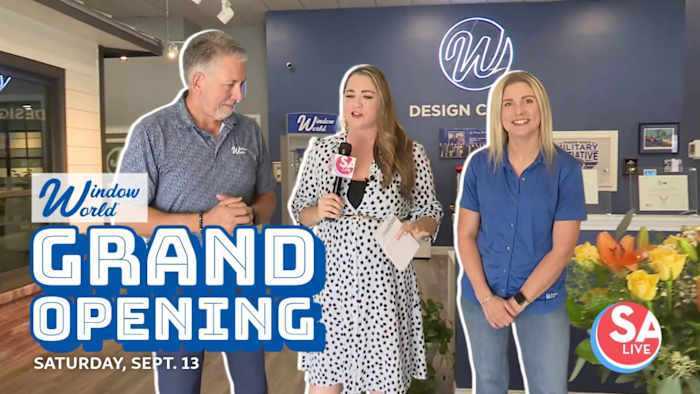 Deals, coffee, pastries & more deals this Saturday at Window World Grand Opening