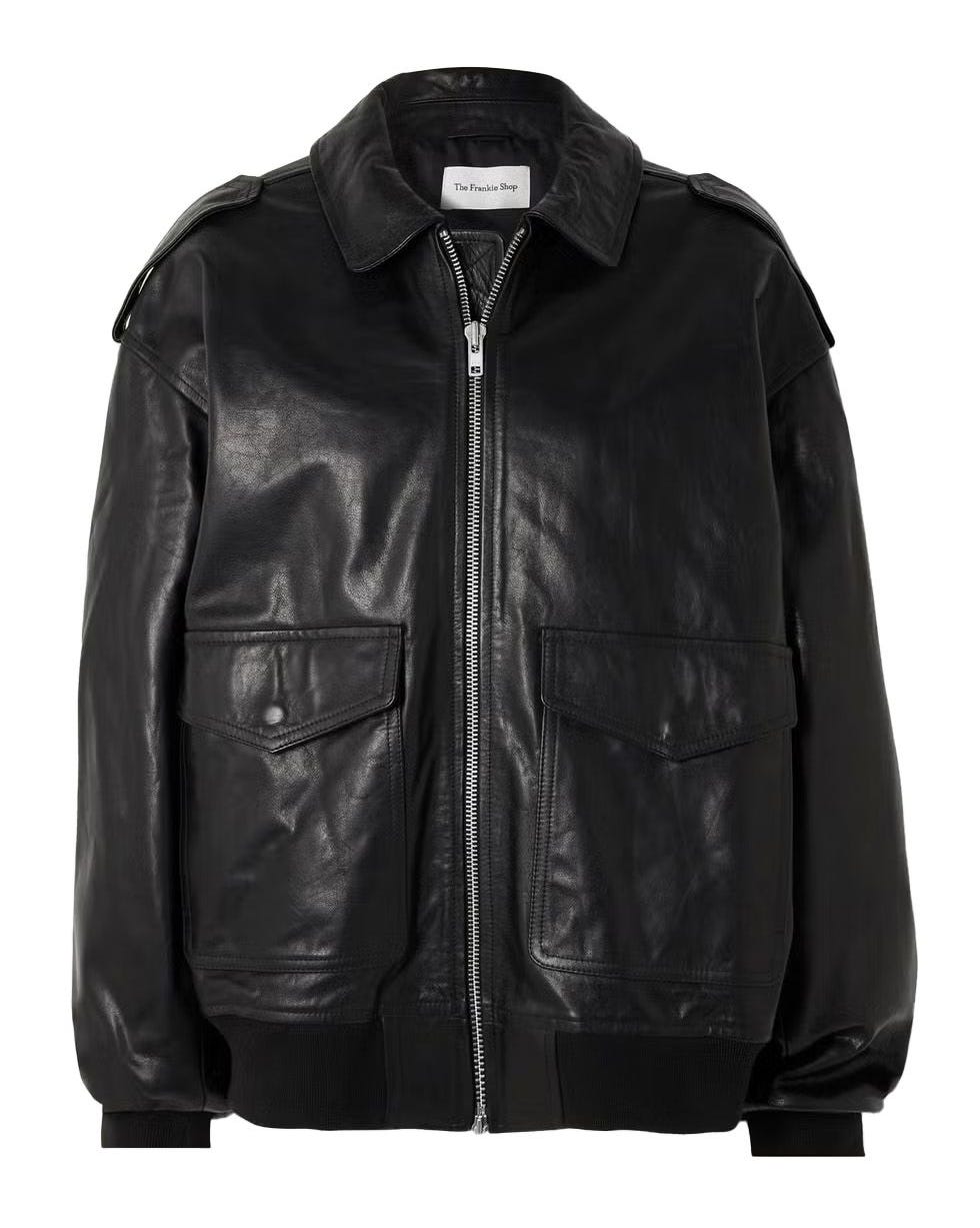 Viper Oversized Leather Jacket