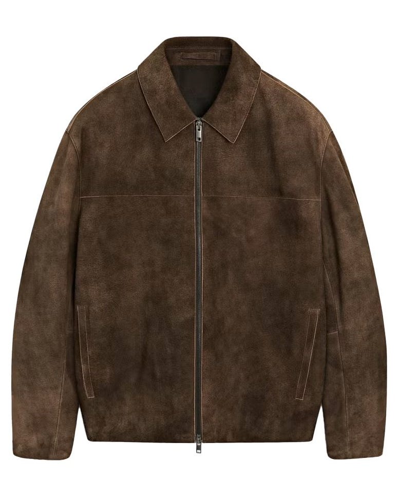 Suede goatskin jacket
