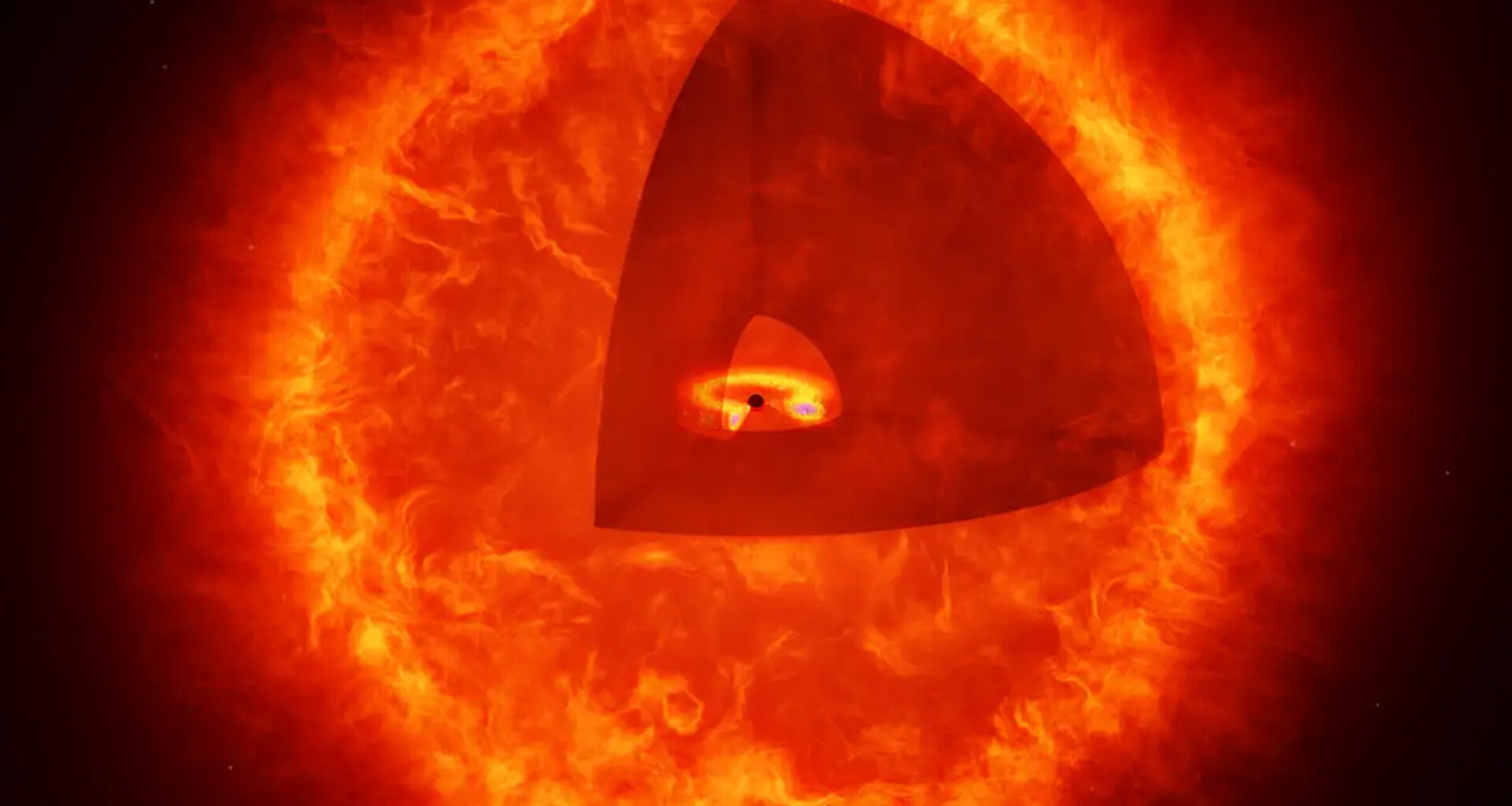 Mysterious 'red dots' in early universe may be 'black hole star' atmospheres