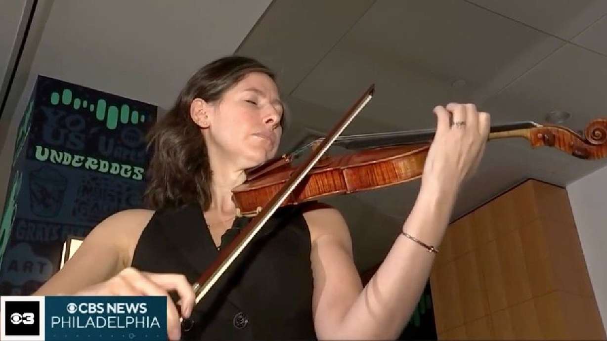 A violinist's music comforted people in New York City after 9/11 — when she was just 11 years old