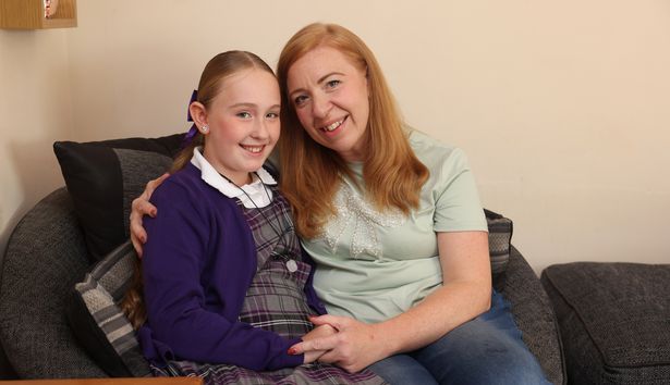 Vicky Carney with her daughter Ilia at home in Spital