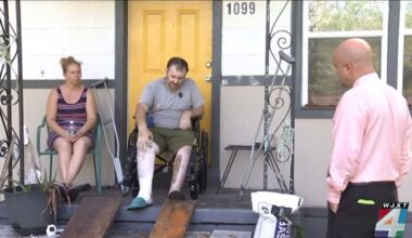 Jacksonville man believes he was infected with flesh-eating bacteria while cutting grass