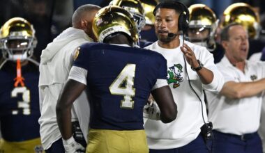 No. 24 Notre Dame searching for cure to defensive woes before taking on Purdue