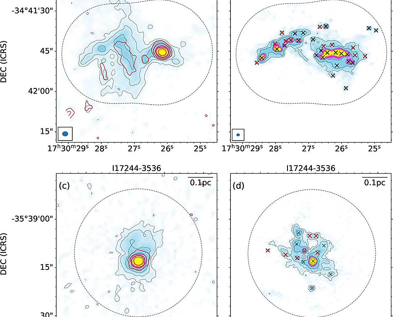 Observations shed light on fragmentation code and growth mystery of high-mass star formation