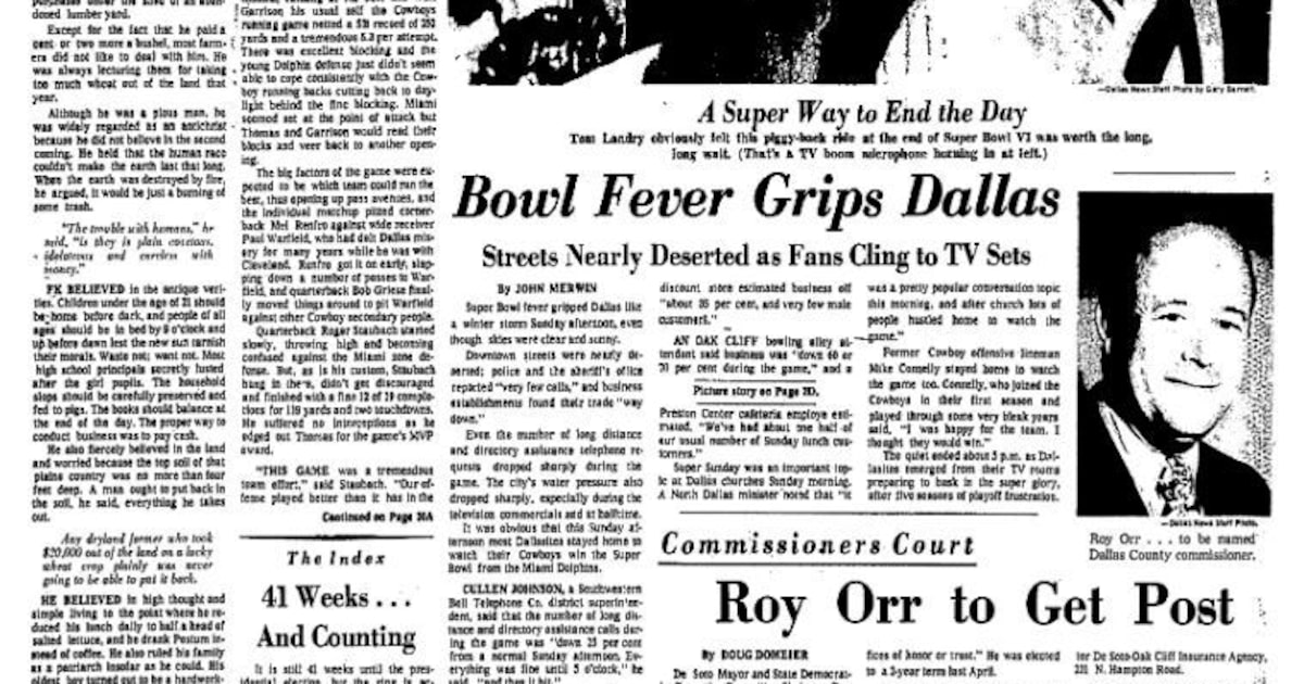 Top 10 stories in Dallas-Fort Worth history, as seen through The Dallas Morning News’ front pages