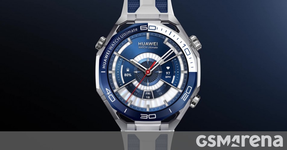 Huawei Watch Ultimate 2 is 150m dive-proof and debuts underwater sonar-based communication