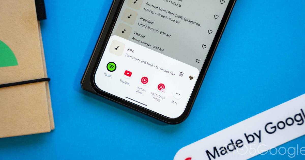 Google Pixel Now Playing history loses ‘Favorites’ tab