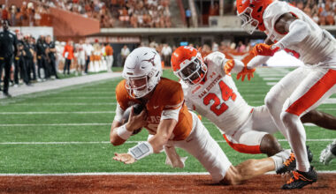 QB Arch Manning explains reaction to TD vs Sam Houston