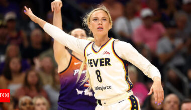 “That's big time right there”- Sophie Cunningham turns emotional after Indiana Fever's playoff victory against Las Vegas Aces | NBA News